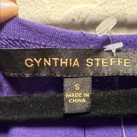 Cynthia Steffe One Shoulder Purple Dress - Picture 2 of 4